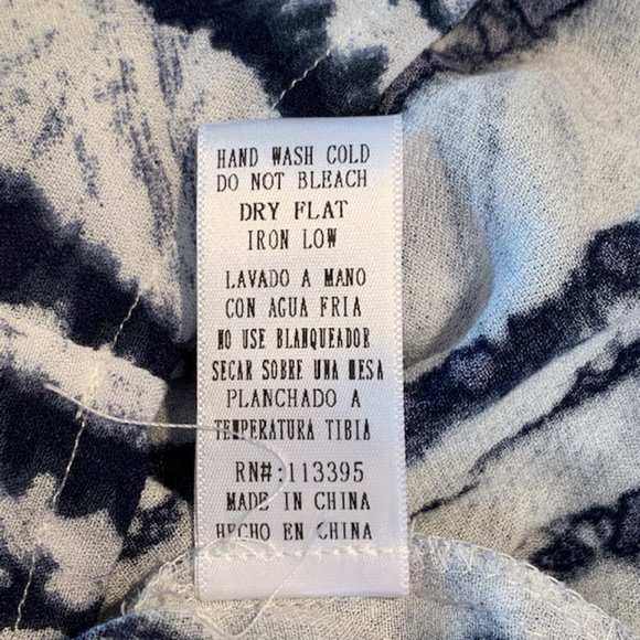 ASOS En Crème Boho Blue Tie Dye Romper - Picture 9 of 9